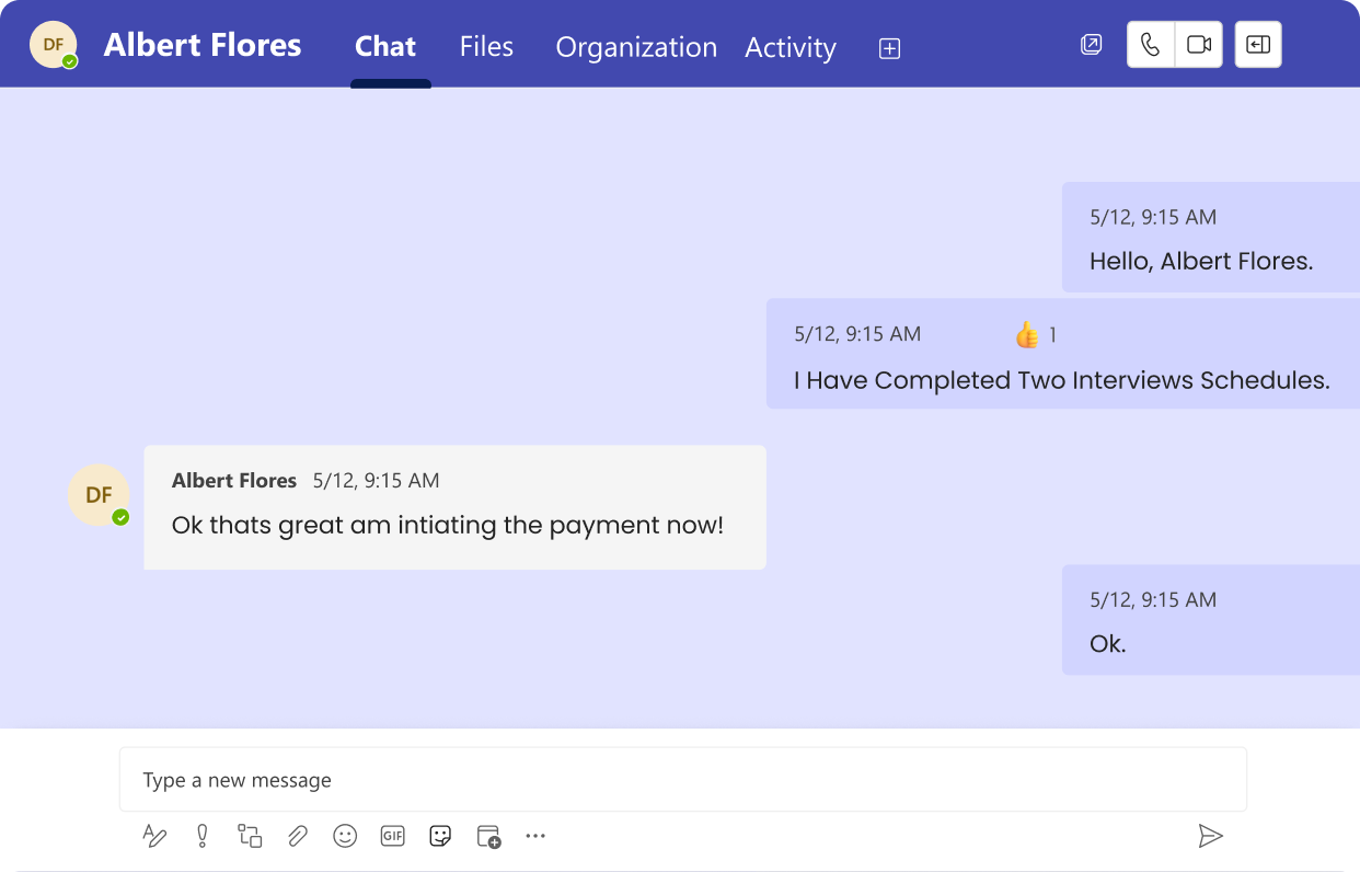 scheduling interview